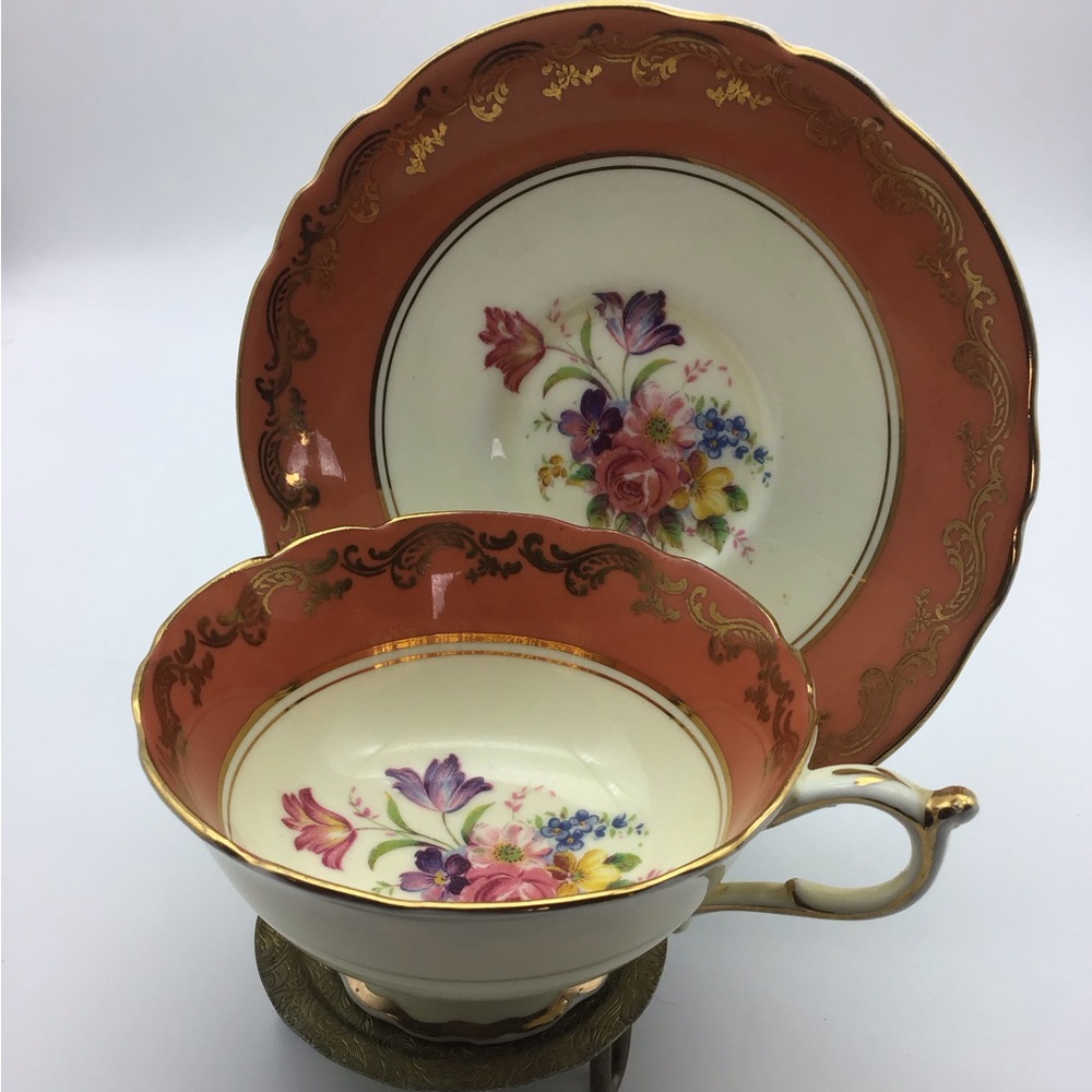 Double Warrant Paragon Tea Cup and Saucer